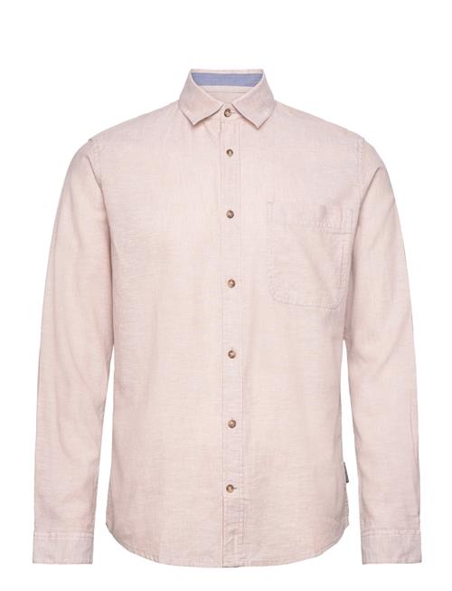 Tom Tailor Cotton Linen Shirt Tom Tailor Pink