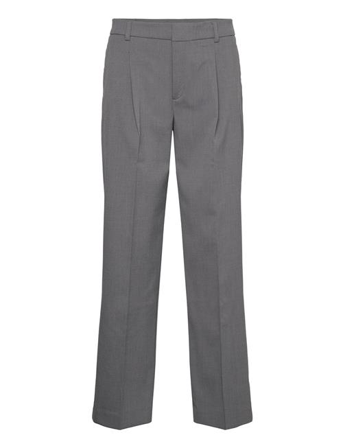 Se Mango Flecked Straight Pants Mango Grey ved Booztlet