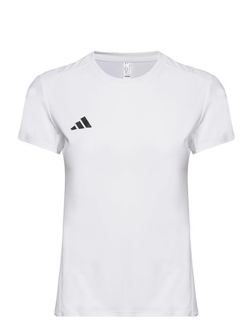 Se adidas Performance Adizero E Tee Adidas Performance White ved Booztlet