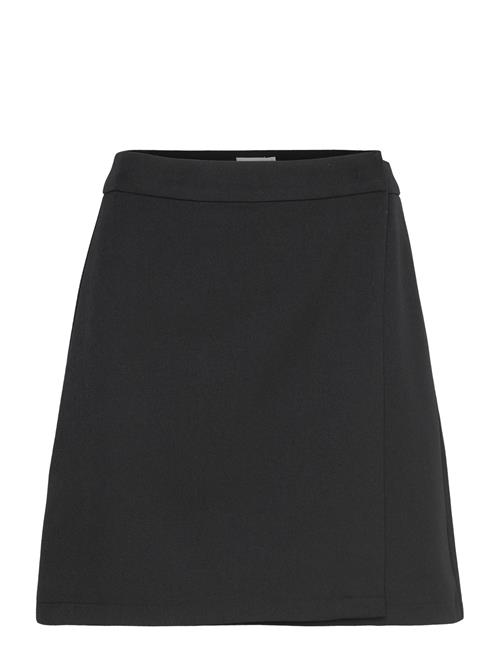 Vila Vitolga Short Hw Wrap Skirt Vila Black