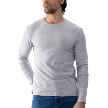 Se Mey Relax Long Sleeves Gråmelerad bomuld Medium Herre ved Timarco