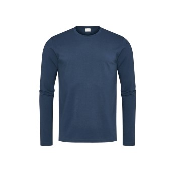 Se Mey Relax Long Sleeves Mørkblå bomuld Small Herre ved Timarco