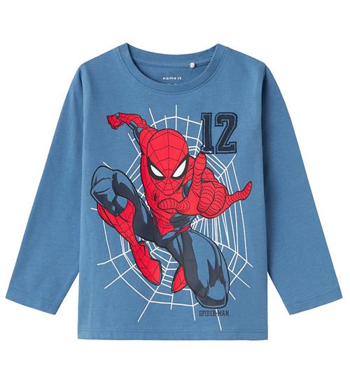 Name It Bluse - NmmJaris Spiderman - Coronet Blue