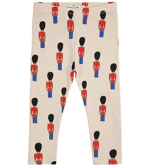 Se Bobo Choses Bobo Choses Leggings - Little Tin Soldiers - Off White ved KidsWorld