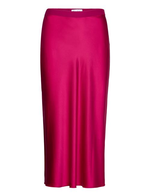 Ahlvar Gallery Hana Satin Silk Skirt Ahlvar Gallery Red