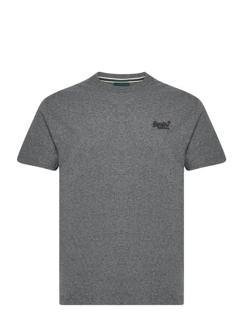 Se Superdry Essential Logo Emb Tee Superdry Grey ved Booztlet