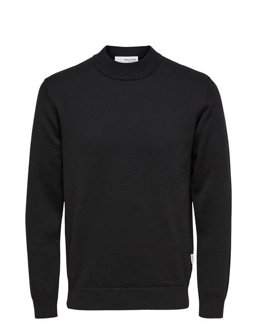 Selected Homme Slhrobert Ls Knit Mock Neck Selected Homme Black