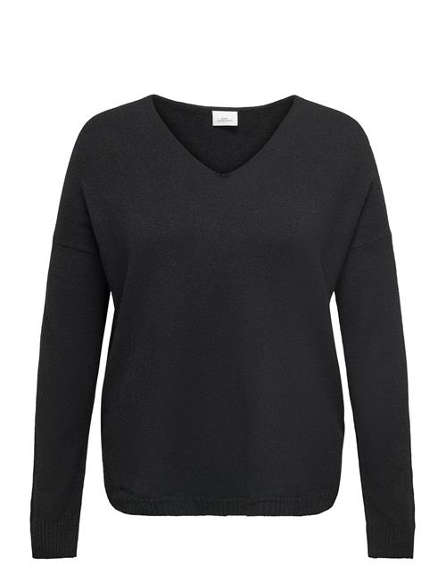 Se ONLY Carmakoma Carmargareta Ls Pullover Knt Noos ONLY Carmakoma Black ved Booztlet