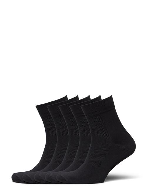 Se ZEBDIA 5-Pk Basic Running Socks ZEBDIA Black ved Booztlet