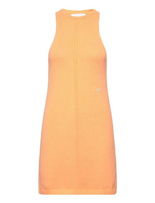 Calvin Klein Jeans Knitted Tank Dress Calvin Klein Jeans Orange