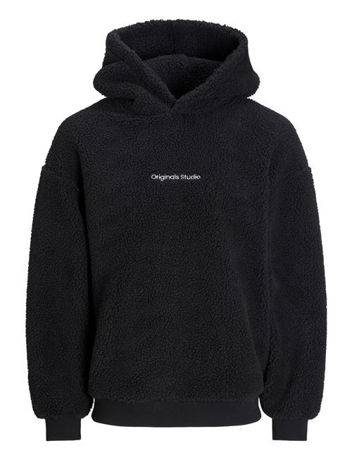 Se Jack & Jones Jorvesterbro Teddy Sweat Hood Sn Jack & J S Black ved Booztlet