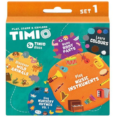 TIMIO TIMIO Sæt Med Disker 1 | Sort | 2-3