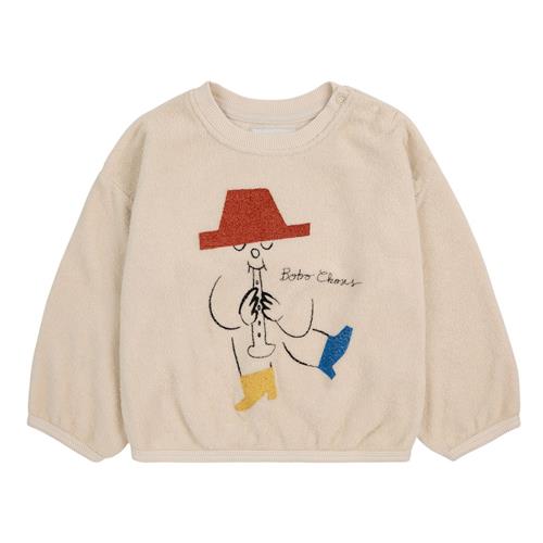 Bobo Choses Magic Flute Baby Sweatshirt Naturhvid |  | 18 months