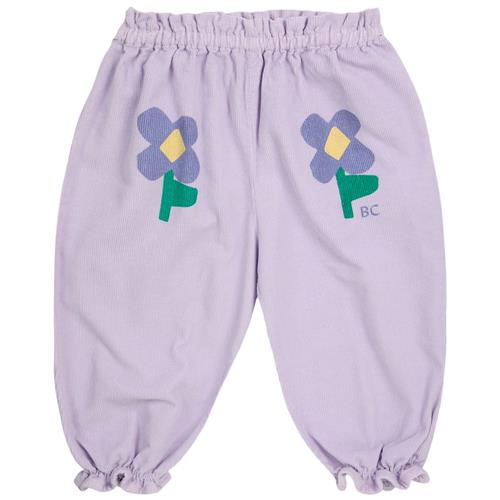 Se Bobo Choses Pansy Flowers Babybukser Lavendel | Lilla | 12 months ved Babyshop