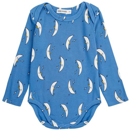 Bobo Choses Beneath The Moon Mønstret Babybody Blå | Blå | 24 months