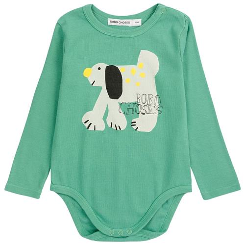 Se Bobo Choses Fairy Dog Babybody Grøn | Grønn | 24 months ved Babyshop