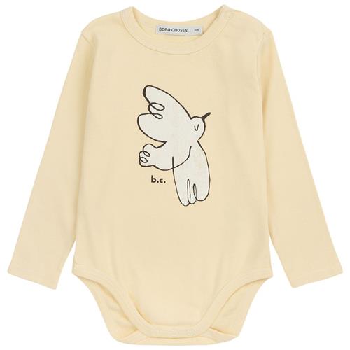 Bobo Choses Freedom Bird Babybody Lysegul | Gul | 9 months