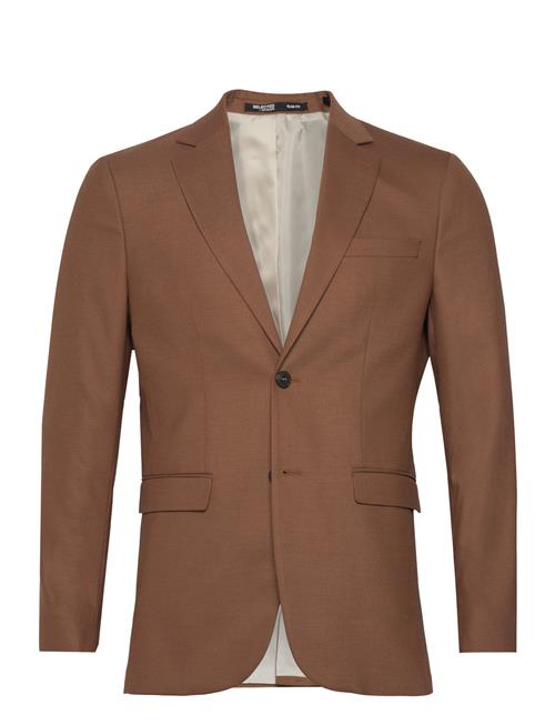 Se Selected Homme Slhslim-Neil Blz Noos Selected Homme Brown ved Booztlet