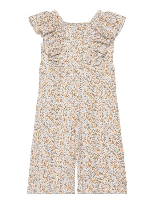 Mango Ruffle Floral Jumpsuit Mango Patterned