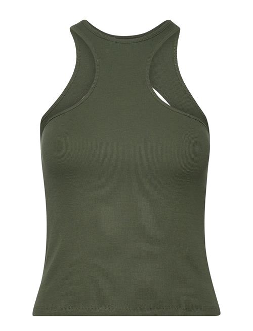 Hosbjerg Gabara Hole Rib Top Hosbjerg Khaki