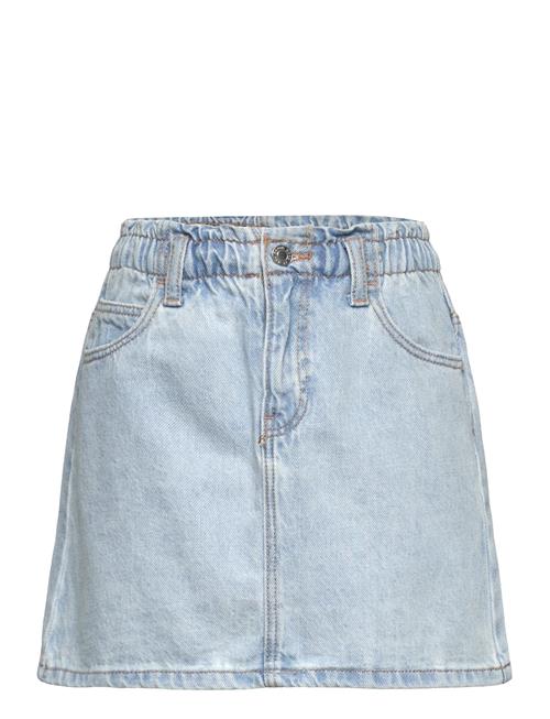 Mango Paperbag Denim Skirt Mango Blue