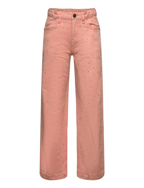 Se Minymo Pants Aop Twill Minymo Coral ved Booztlet