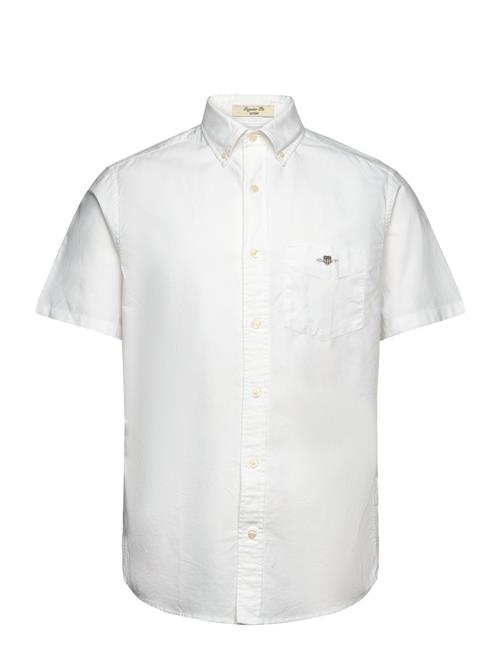 GANT Reg Classic Oxford Ss Shirt GANT White