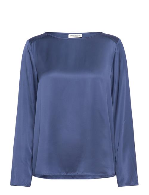 Se Marc O'Polo Shirts/Blouses Long Sleeve Marc O'Polo Blue ved Booztlet