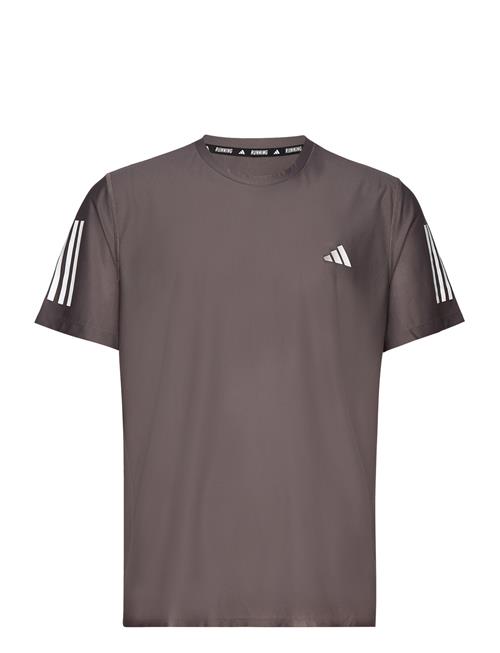 Se adidas Performance Own The Run T-Shirt Adidas Performance Brown ved Booztlet