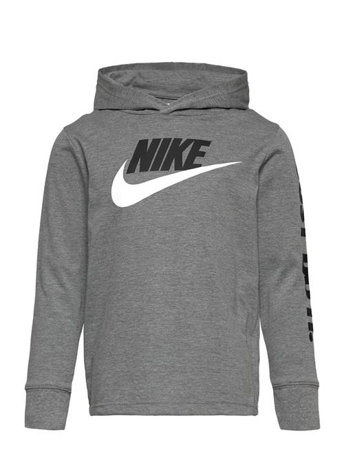 Nike B Nsw Futura Hooded Ls Tee / B Nsw Futura Hooded Ls Tee Nike Grey