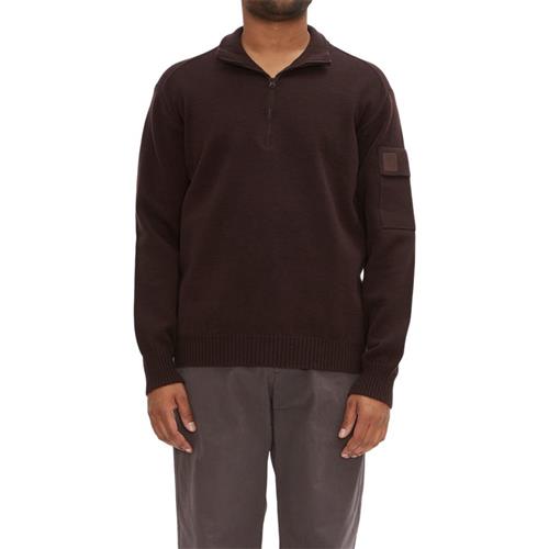 C.p. Company - Extra Fine Merino Wool Half Zip Knit