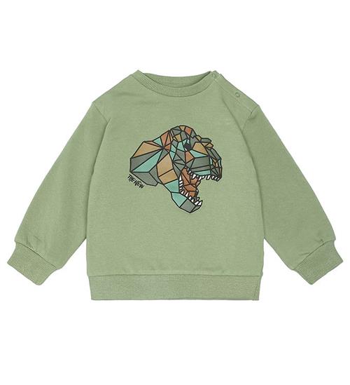 Se The New Siblings Sweatshirt - TnsLuigi - Hedge Green ved KidsWorld