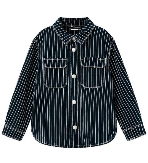 Name It Denimjakke - NkfMine - Dark Sapphire Stripes