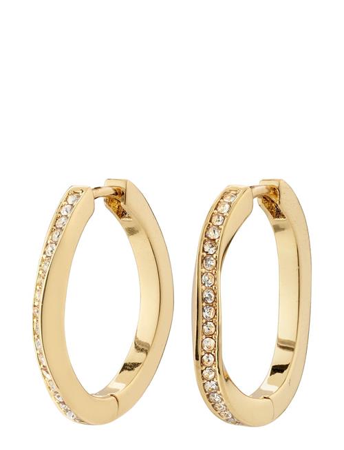 Pilgrim True Recycled Hoop Earrings Pilgrim Gold