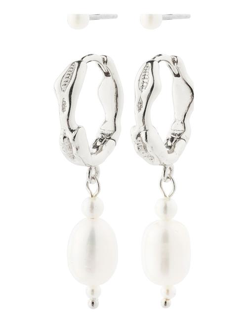 Constance Earrings 2-In-1 Set Pilgrim Silver