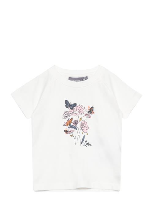 Color Kids Baby T-Shirt W. Chestprint S/S Color Kids White