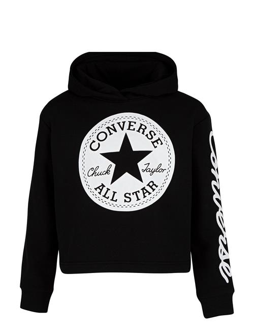 Converse Converse Signature Cropped Hoodie Converse Black