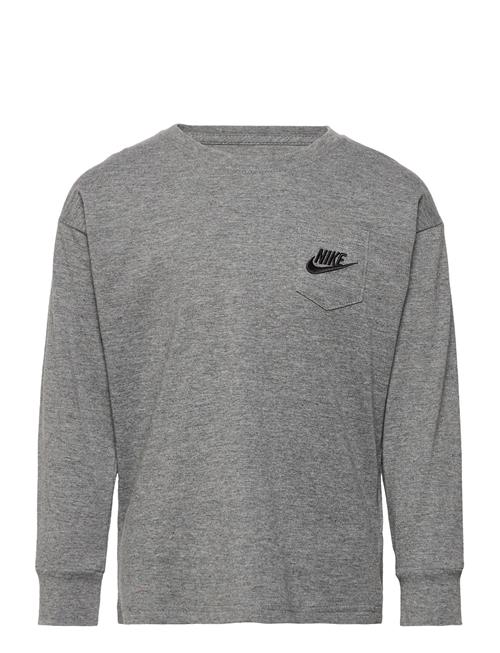 Se Nike Nsw Relaxed Ls Lbr Tee / Nsw Relaxed Ls Lbr Tee Nike Grey ved Booztlet