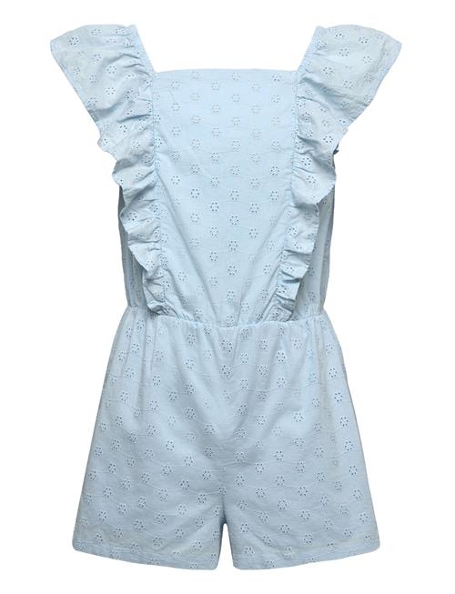 Se Kids Only Kogelly Emb Playsuit Wvn Kids Only Blue ved Booztlet