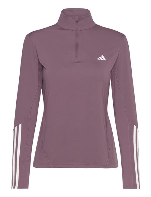 Se adidas Performance Hyperglam Training Quarter-Zip Top Adidas Performance Purple ved Booztlet