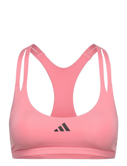 Se adidas Performance Aeroimpact Luxe Training Light Support Bra Adidas Performance Pink ved Booztlet