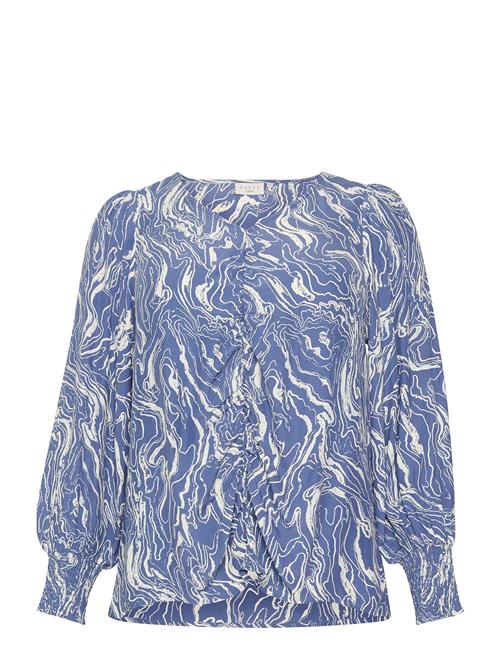 Kaffe Curve Kcalona Blouse Kaffe Curve Blue