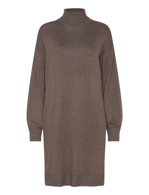 Soft Rebels Srlea Rollneck Dress Knit Soft Rebels Brown