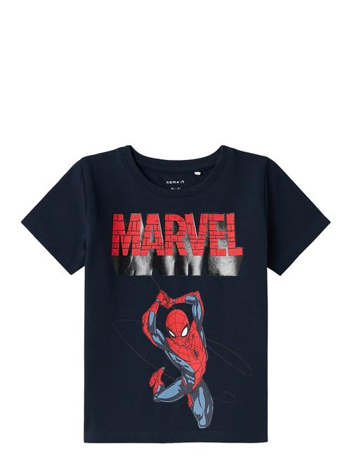 Nmmjaba Spiderman Ss Top Mar Name It Navy