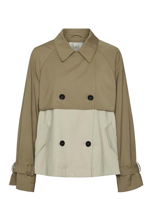 YAS Yasturbo Short Trenchcoat YAS Beige