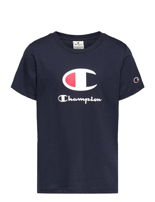 Champion Crewneck T-Shirt Champion Navy