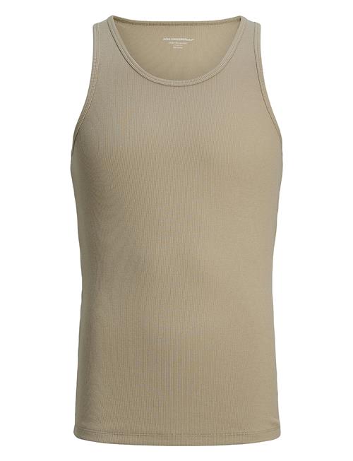 Jack & Jones Jortaormina Rib Tank Top Styd Jack & J S Beige