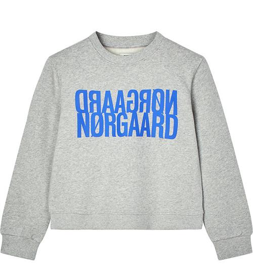 Mads NÃ¸rgaard Mads NÃ¸rgaard Sweatshirt - Talinka - Light Grey Melange