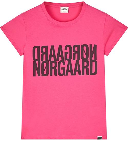 Se Mads NÃ¸rgaard Mads NÃ¸rgaard T-shirt - Tuvina - Carmine Rose ved KidsWorld