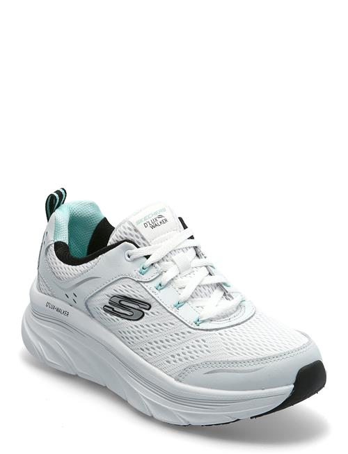 Se Skechers Womens Relaxed Fit: D'lux Walker - Infinite Motion Skechers White ved Booztlet